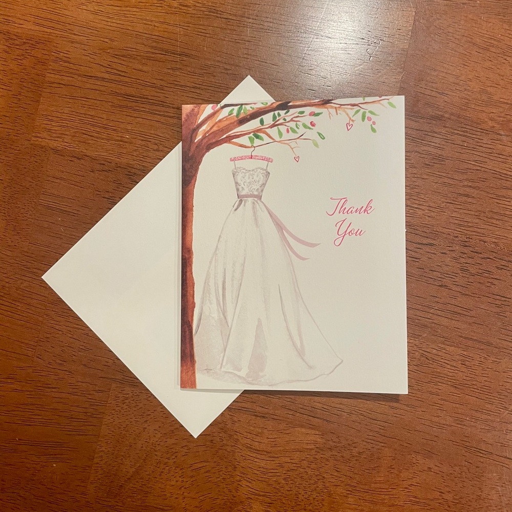 10 Bridal Thank You Cards